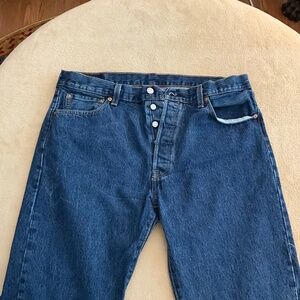 Men’s Levi’s 501 Relaxed Fit Jeans, Size 36/30